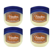 4 Pack Vaseline Cocoa Butter Petroleum Jelly 7.5 Ounce Each
