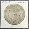 1901-S VF/XF $1 Morgan 90% Silver Dollar San Francisco Mint