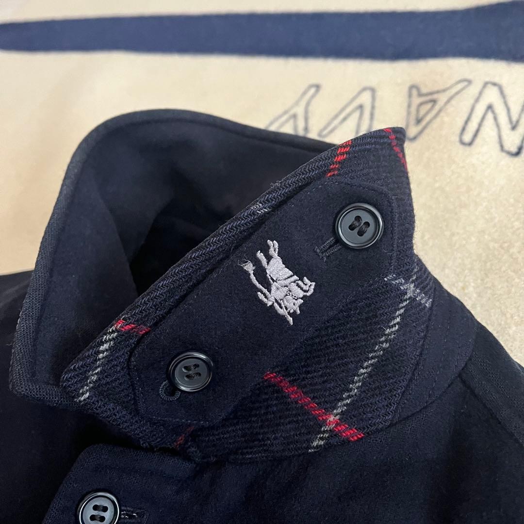 90s Burberry Made in England Wool Jacket in Navy thumbnail 7