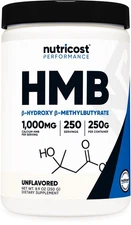 Nutricost HMB Powder (Beta-Hydroxy Beta-Methylbutyric) 250 Grams