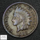 New Listing1908 S Indian Head Copper Cent 1C