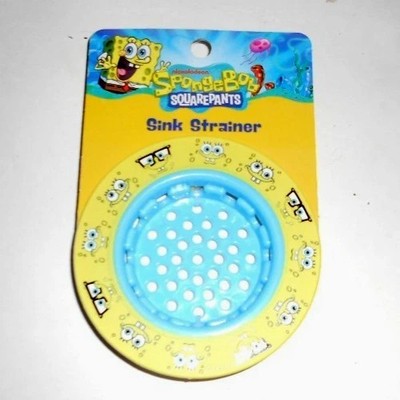 SpongeBob SquarePants Sink Strainer NEW (Multicolor) Plastic
