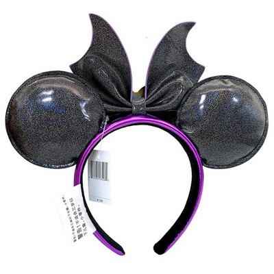 Spiderweb Sequin Loungefly Minnie Mouse Ear Disney Parks  display picture 1