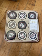 Tic Tac Toe Tabletop Game 1 Game Board 9 Counters For Adults