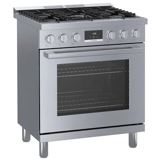 Bosch 800 Series 30" Gas Slide-in Range - Stainless Steel