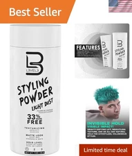 Level 3 Light Hold Styling Powder - Natural Matte Hairstyle - Texturizing and...