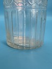 ANTIQUE Early 20th Century Ribbed Pressed Glass Tumbler Clear Barware Rare! — photo 6