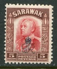 Sarawak 1947 $5 value SG 164 hinged mint (cat. £16 as u/m)