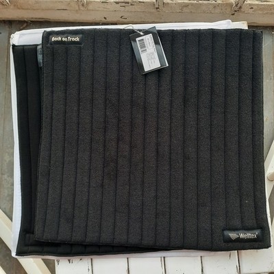 NWT BACK ON TRACK SCANDIC Pair 40x40 cm Performance Wraps Black 