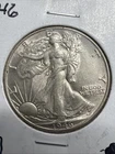 1946 AU Walking Liberty Half Dollar 50c Silver Actual Coin Nice For Collection
