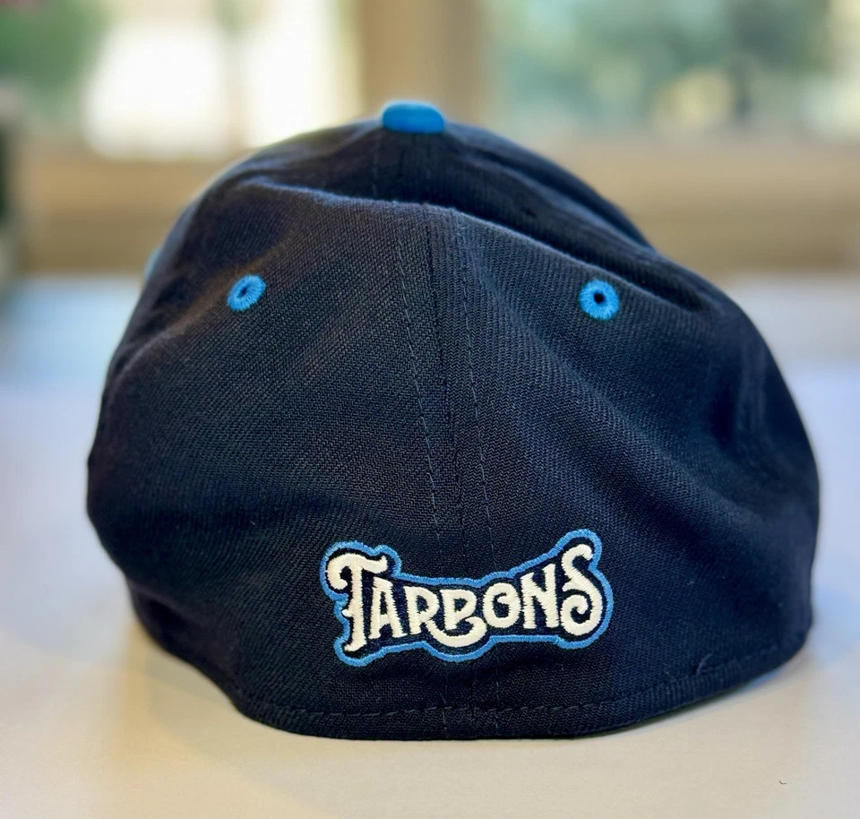 New Era Tampa Tarpons Cap Hat Mens S/M Blue Fitted MiLB Baseball Florida Yankees - Image 3 of 4