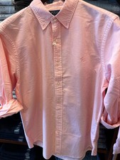 NWT Polo Ralph Lauren PINK GARMENT DYED Classic Fit Long Sleeve Oxford Shirt