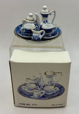 Blue Willow Mini Tea Set Vintage