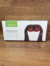 Shiatsu Back Neck and Shoulder Massager with Heat,Deep Tissue 3D Kneading Pillow