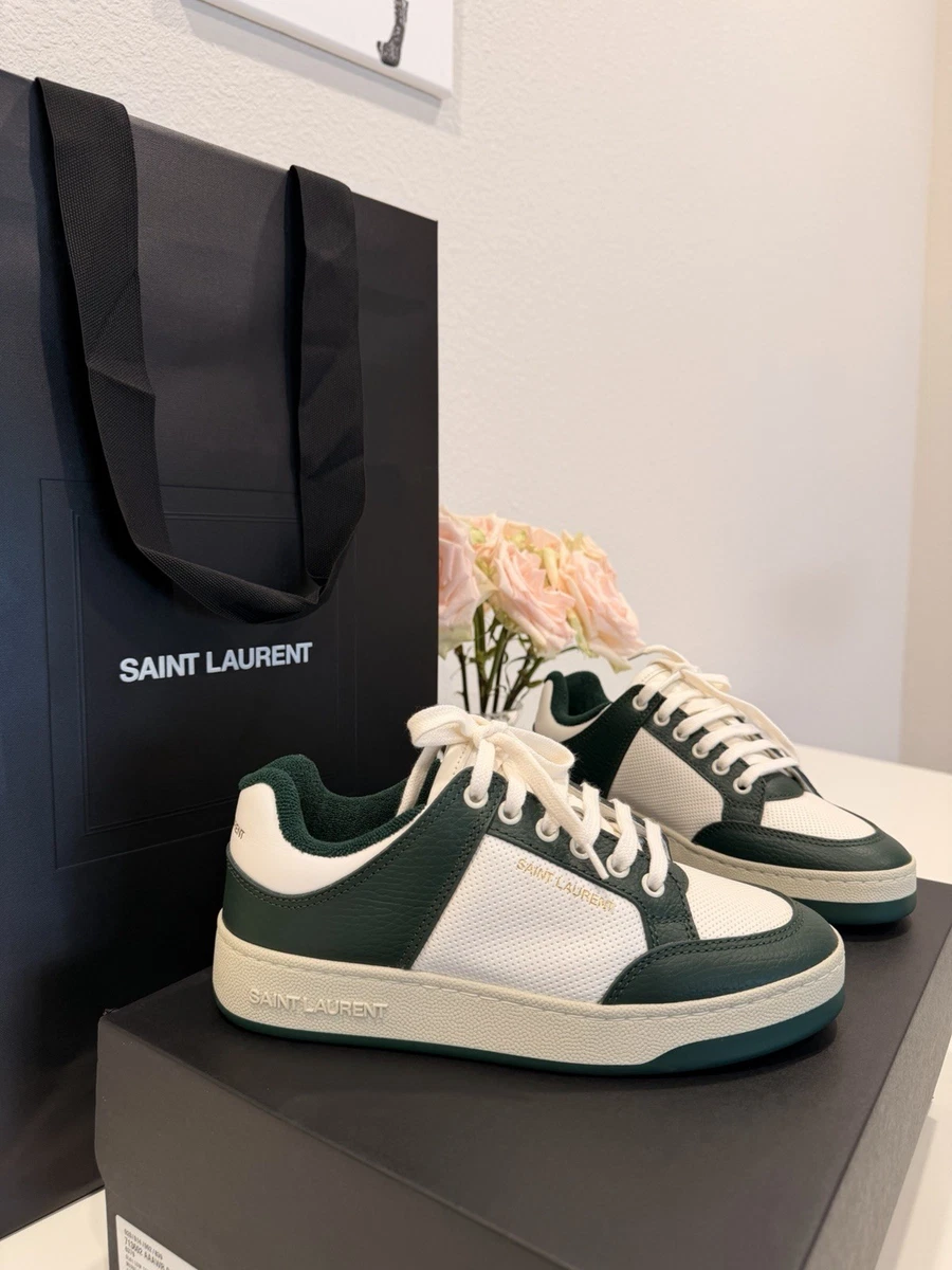 Saint Laurent White Leather Athletic Shoes for Women for sale | eBay