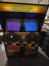 Atari Final Lap Arcade Cabinet – 2 Player – Powers On, Needs Repair