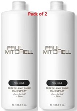 Paul Mitchell Firm Style Freeze  Shine Super Spray 33.8 oz PACK OF 2 1Day Ship