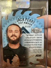 Jack Perry 2025 Skybox Metal Universe AEW EX A Cut Above SSP #9 of 20 Case Hit!