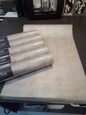 5 Rollen Vliestapete TITANIUM 2 Art. 30654-4 / SI 64376 beige creme gemustert