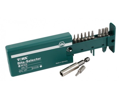 Wiha Torx Bit Selector Set with Universal Magnetic Bit Holder (79242)