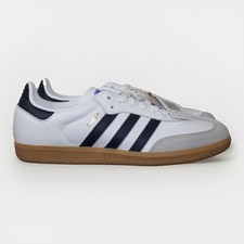 Adidas Samba OG White Night Indigo Gum Men  s Size 9 - New
