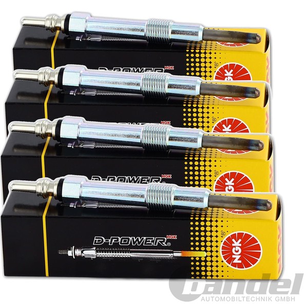 4X NGK GlÜHkerzen Passend FüR BMW 3 E46 5 E39 MG MG ZT Land Rover Freelander I-image