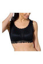 Rhonda Shear Women's Lace Body Bra Black