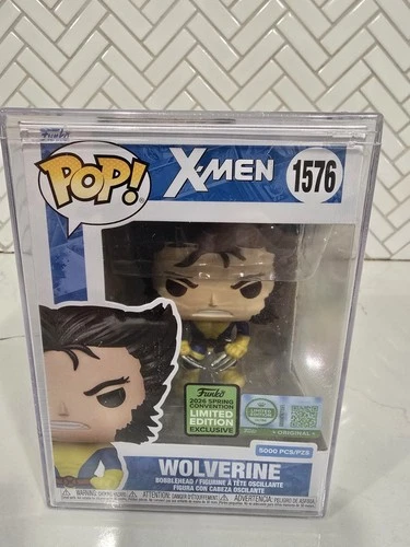 Funko Pop! Marvel X-Men Wolverine (Classic Unmasked) 2026 ECCC LE 5000 #1576 HTF
