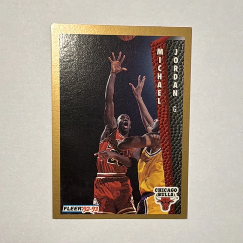 Fleer 1992-93 Michael Jordan #32 Chicago Bulls NBA Basketball Card