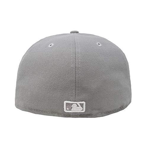 Cappello uomo aderente New Era Los Angeles Dodgers grigio/bianco berretto 11591145 colore GRIGIO - Foto 4 di 5