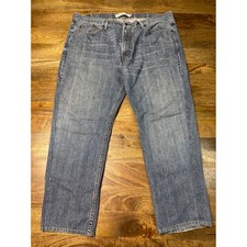 Levis 559 Relaxed Straight Jeans Mens 42x30 Blue Denim Medium Wash 100 Cotton