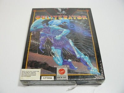 Sealed / New Psygnosis Obliterator Virgin 3.5'' Computer Game IBM PC
