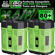 56V 10.0Ah For Genuine EGO BA5600T Power + 56V 10Ah Lithium Battery Replace