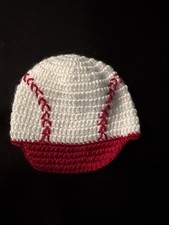 Newborn Knit Baseball Cap