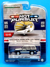 GREENLIGHT 1995 JEEP CHEROKEE - HOT PURSUIT - SERIES 43 - LIMITED - NICE