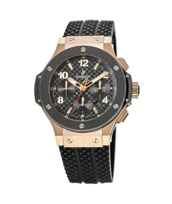 New Hublot Big Bang 44mm Chronograph Black Dial 18k Men's Watch 301.PB.131.RX