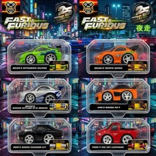 Jada 25th Anniversary 25 Years Of Fast And Furious Small Blocks FULL SET of 6