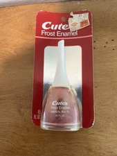 READ Vintage Cutex Frost Enamel Nail Polish 10 Oriental Red POLISH DRY