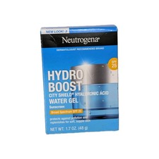Neutrogena Hydro Boost City Shield Hyaluronic Acid Gel SPF 25 1.7 oz Ex 06/26