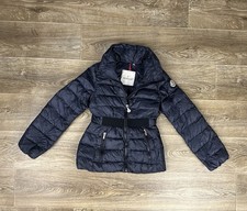 Moncler down jacket size 8Y dark blu girls