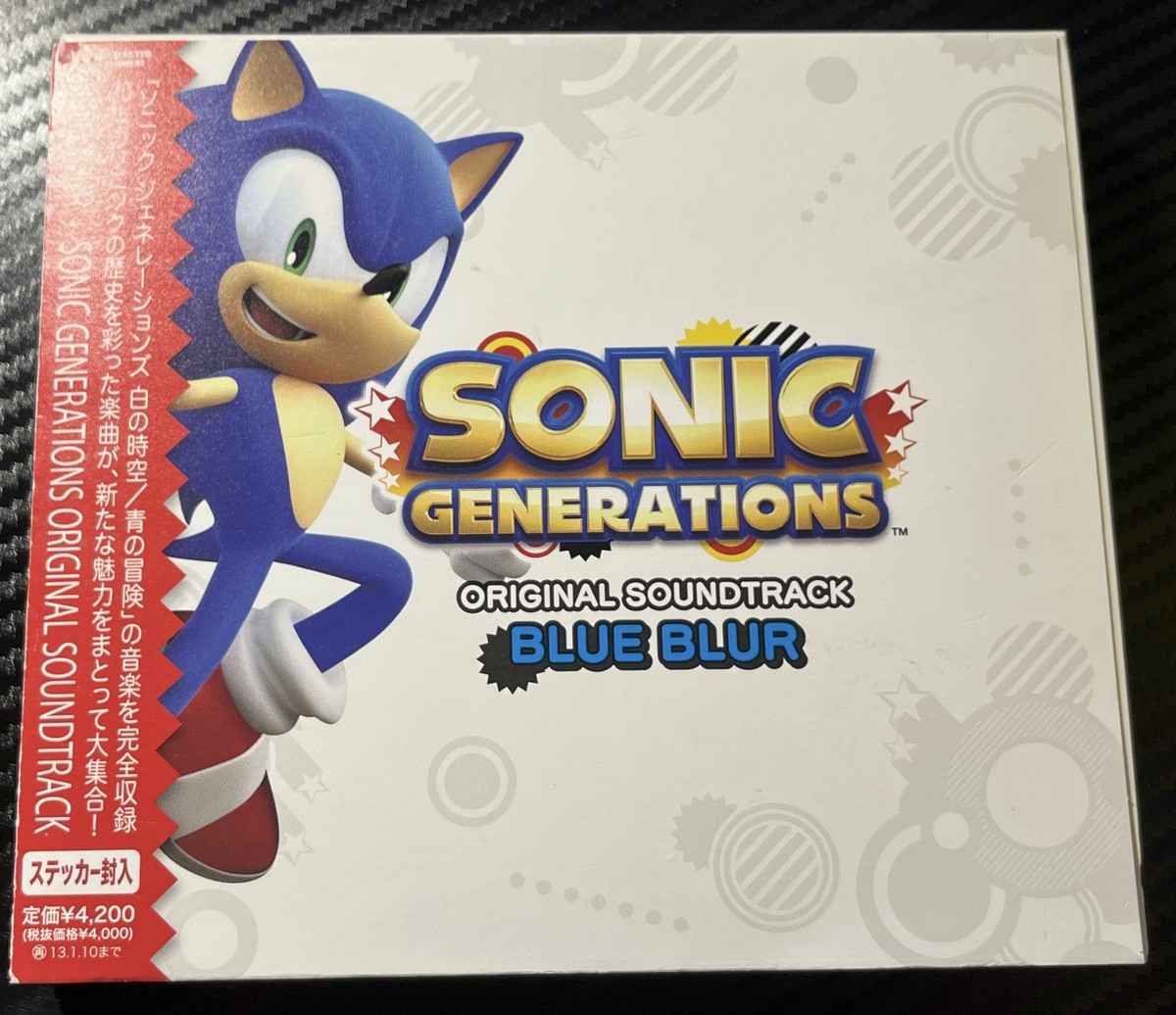 「SONIC GENERATIONS」Original Soundtrack Sonic Generations Original Soundtrack Blue Blur Sega Japan Game