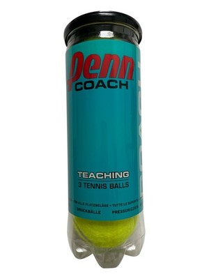 Penn Coach Tennis Ball Can 3 Pressurized Practice Balls Open Can Never Played