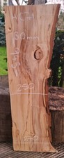 LIVE EDGE SPALTED CHESTNUT  SLAB HARDWOOD: Approx (mm) 945x250-280x30mm