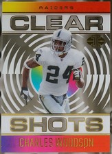 2021 Panini Illusions - Clear Shots Football Charles Woodson #CS-13 NM