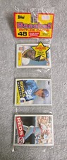 1985 Topps Baseball 48 Card Factory Sealed Rack Pack - Dave Parker (Top) HOF