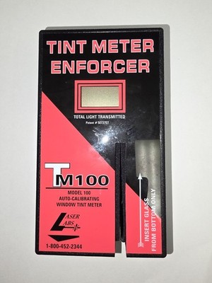 Laser Labs TM100 Window Tint Meter and Standards Enforcer Device