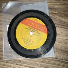 A.C. Gilbert Erector Set Choo-Choo Sound Effects Record No. 4A-208 45 RPM