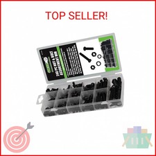 Grip 240 pc Nut  Bolt Assortment MM - Machine Bolts, Hex Nuts, Split Washers -