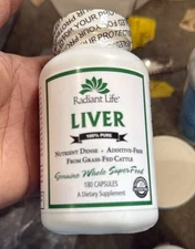 Radiant Life Beef Liver 180 Caps – Grass Fed