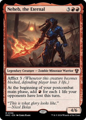 #ad #ad 1x Neheb the Eternal Commander: Murders at Karlov Manor NM MTG $6.49